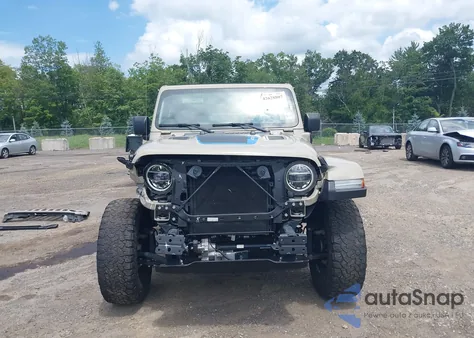 2022 Jeep Wrangler 4Xe Unlimited Rubicon 4X4 из США, поврежденный, VIN 1C4JJXR64NW275778